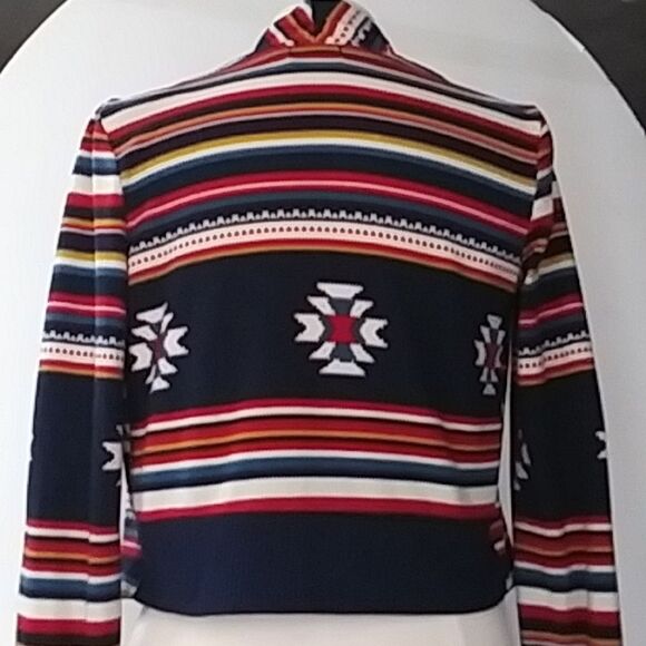 Aztec Native Sweater Jacket Cardigan - Picture 6 of 9